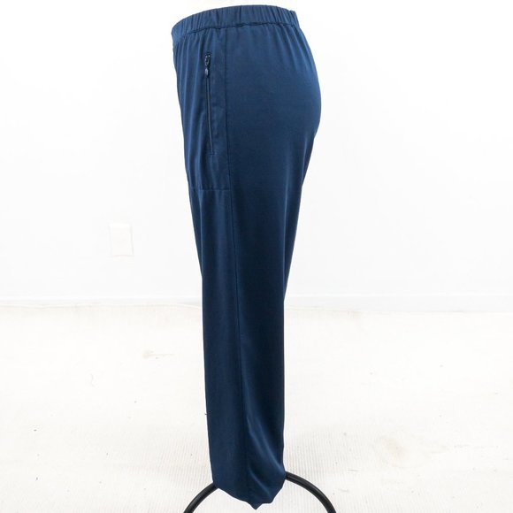 REI Gym Pants M Stretchy Highrise Track Pants Joggers Blue - Picture 4 of 15